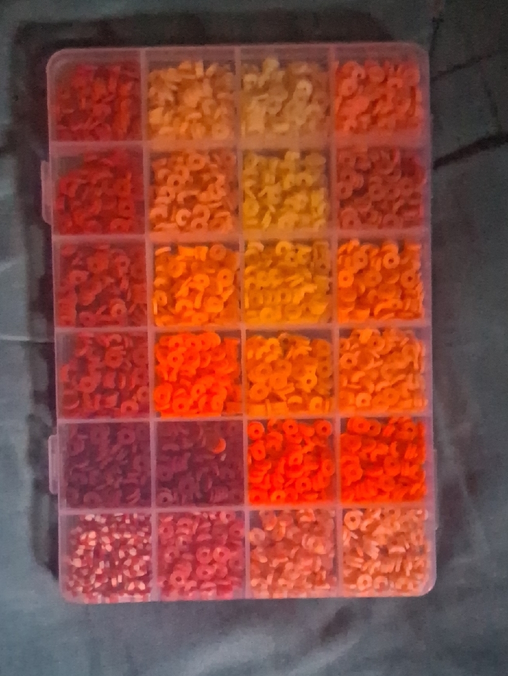 Orange and Yellow Bead Bracelet Kit for Women